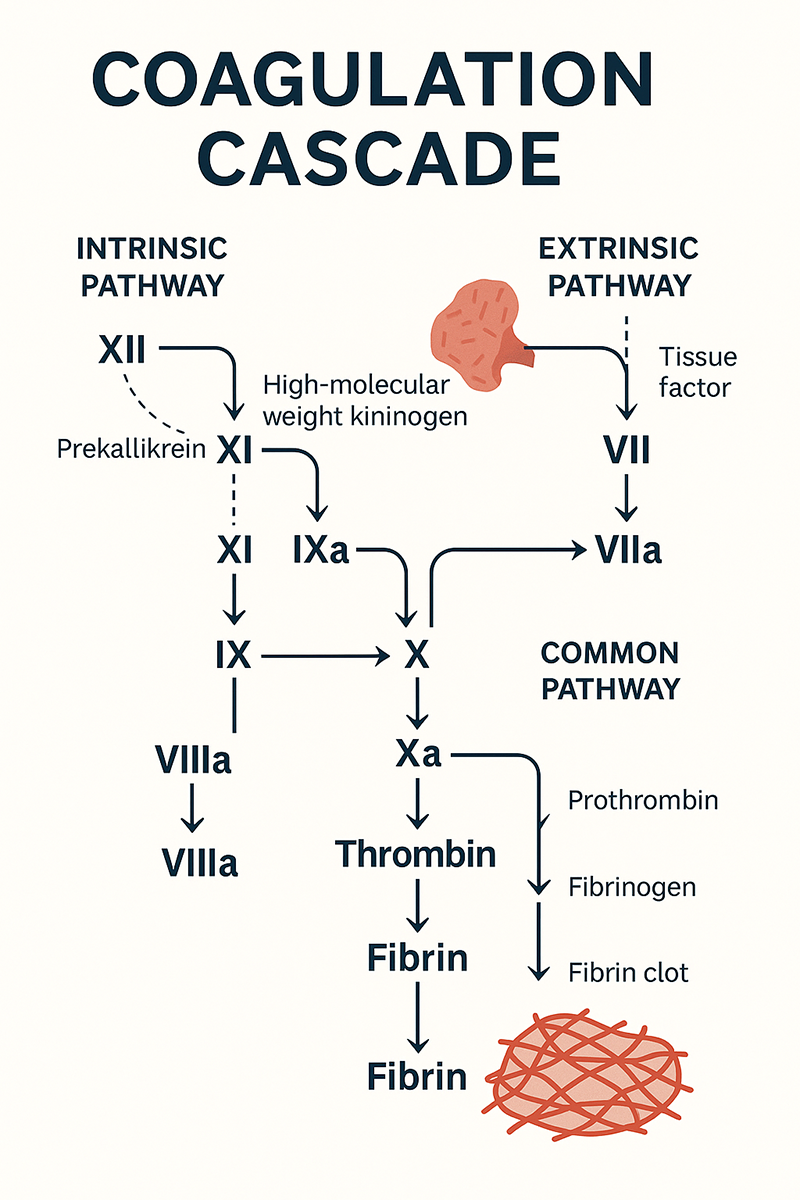 Coagulation Practice Questions: Coagulation cascade