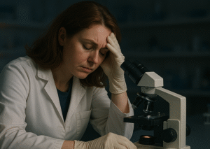 Night duty experience in a medical laboratory